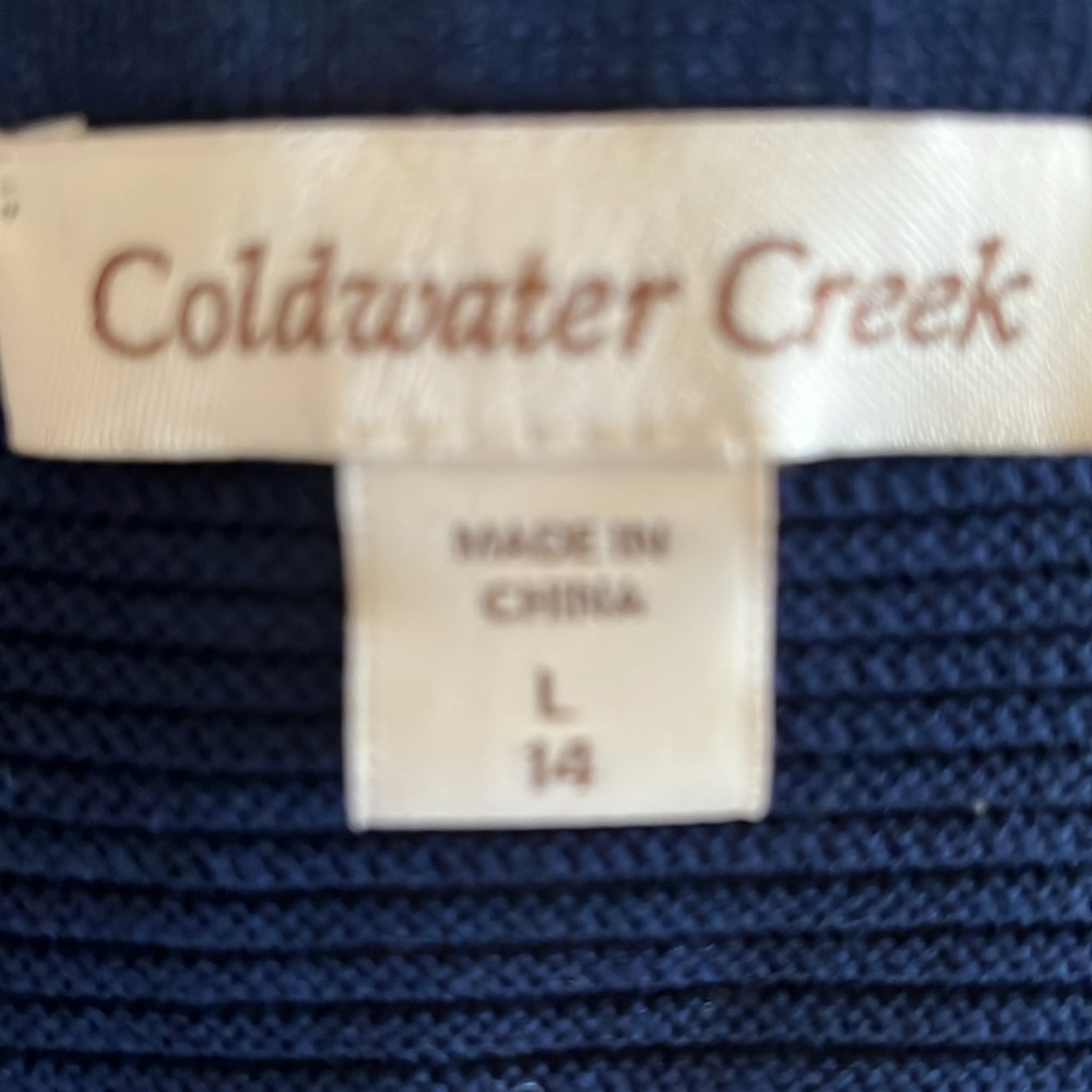 NWT - Coldwater Creek Nautical Blouse - Picture 4 of 5